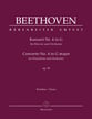 Concerto No. 4 in G Major, Op. 58 Orchestra Scores/Parts sheet music cover